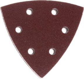 Bosch Schleifblatt-Set für Delta-Schleifer für Holz und Metall, Körnung 60 bis 240, Farben: Grün und Rot, Durchmesser: 93 mm - Bild 1