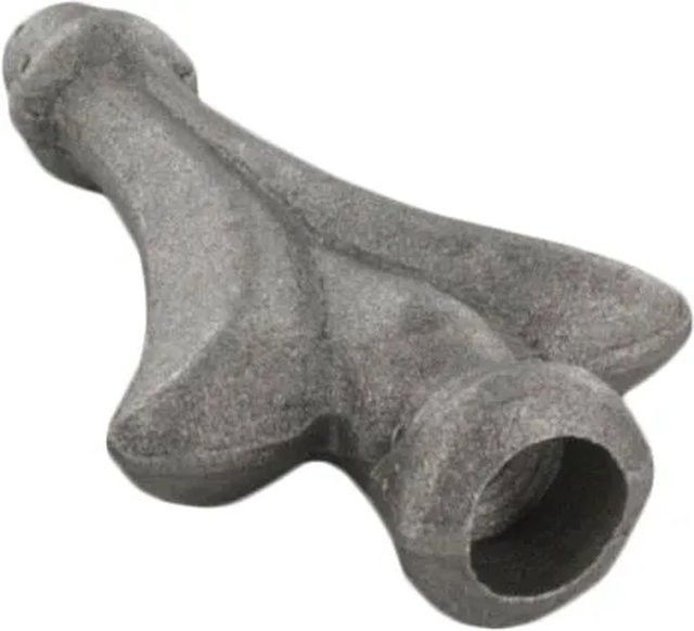 FeNau Zaunspitze aus Stahl in Grau mit 80 mm Höhe und 20 mm Durchmesser sowie 12,3 mm Bohrung - Bild 1