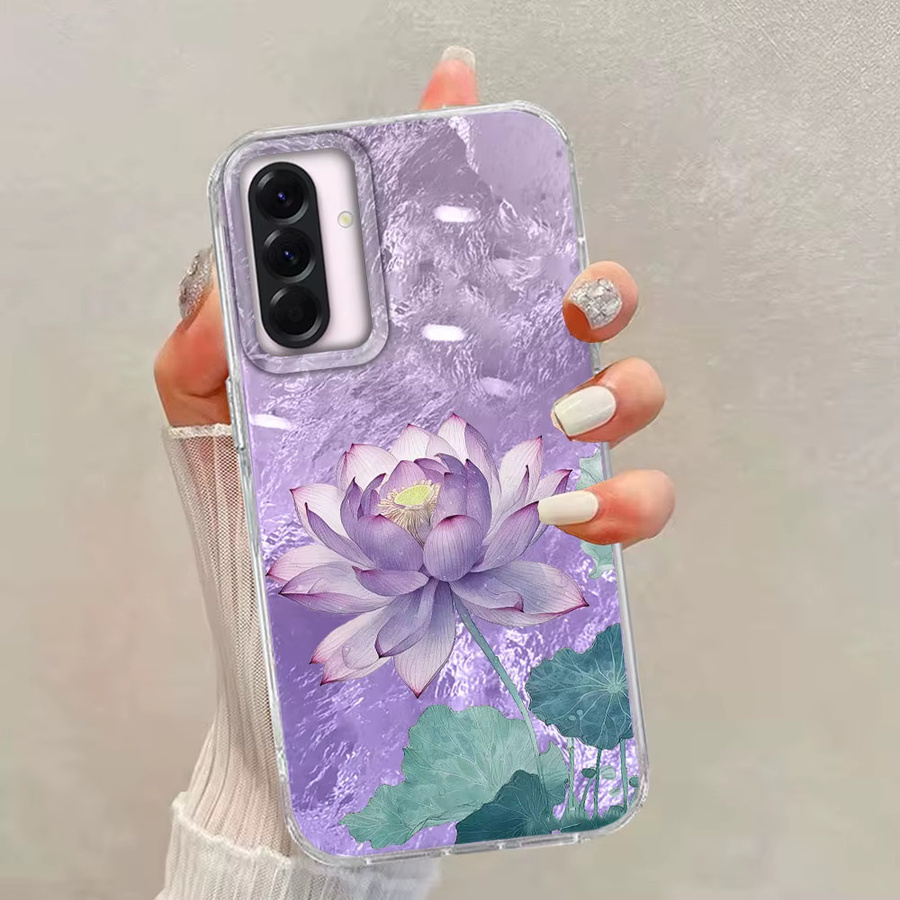 Rosa Lotusblüten Handyhülle für Samsung Galaxy A-Serie Cover in Pink - Bild 2