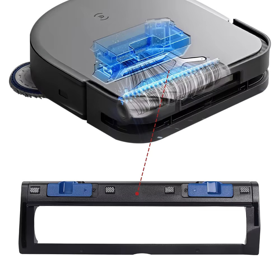 Ecovacs Hauptbürstenabdeckung für X5 PRO, X5 Max, X5 Pro Ultra, X5 Pro Plus und X2S Kehrroboter Staubsauger Zubehör Ersatzteil in Schwarz - Bild 4