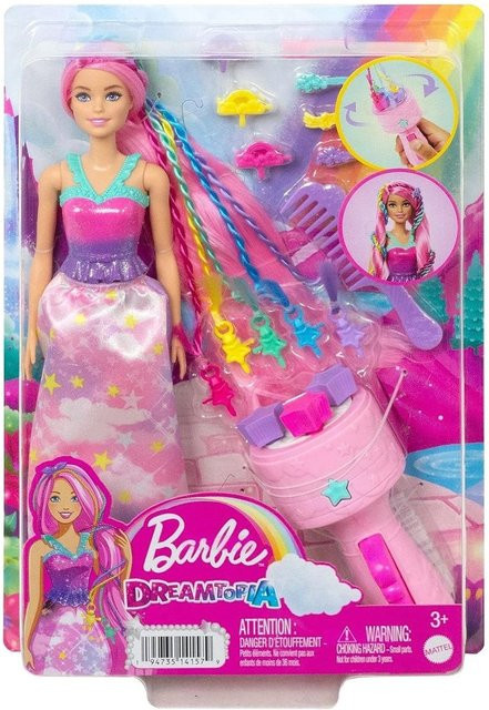 Mattel Barbie Dreamtopia Flechtspaß inkl. Stylingwerkzeug und Haaraccessoires - Bild 1