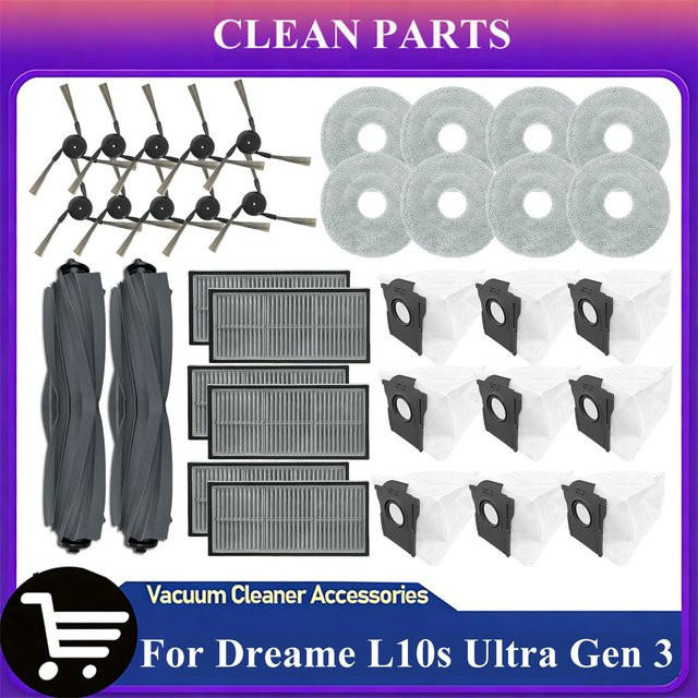 Dreame Hauptbürsten-Zubehör für L10s Ultra Gen 3, L40 Ultra, X40 Ultra, L30s Pro Ultra Heat sowie MOVA P50 Pro Ultra und P10 Pro Ultra - Bild 1