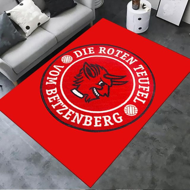 On My Love Home Moderner Teppich für Wohnzimmer und Schlafzimmer, Rutschfest und Waschbar, Polyester, B/T: 60 x 90 cm - Bild 1