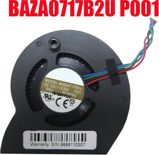 RTDPART DC12V Lüfter BAZA0717B2U P001 Schwarz 0,55A - Bild 1