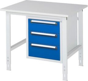 Rau Arbeitstisch Tom KM06 höhenverstellbar, B/T/H: 100 x 80 x 76-108 cm - Bild 1