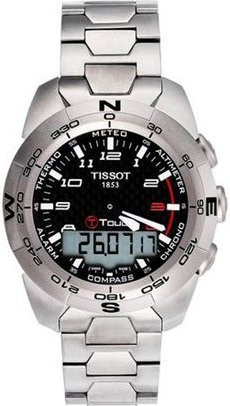Tissot Armbanduhr T-Touch Expert Solar, Edelstahl, Schwarz, Herren - Bild 1