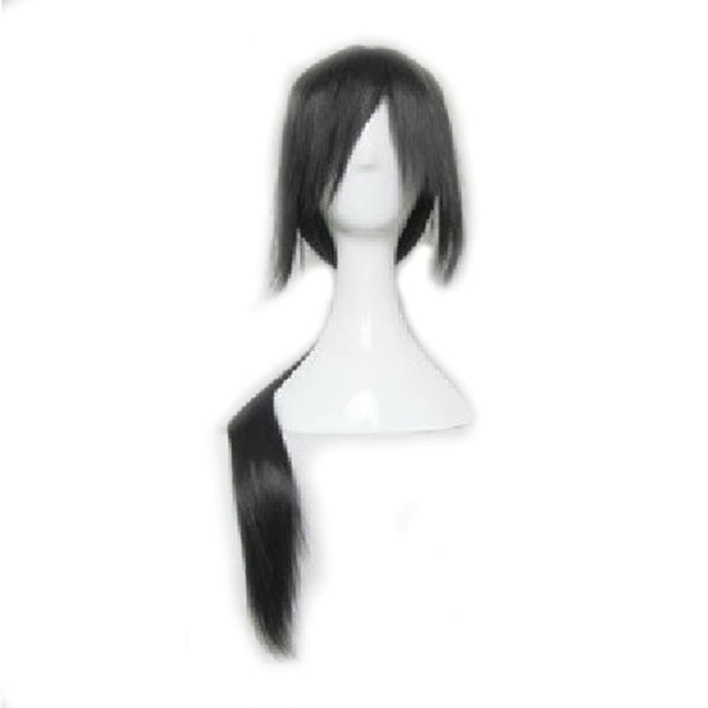 HAIRJOY Synthetische Haar-Cosplay-Perücke, schwarz, lang, gerade - Bild 2