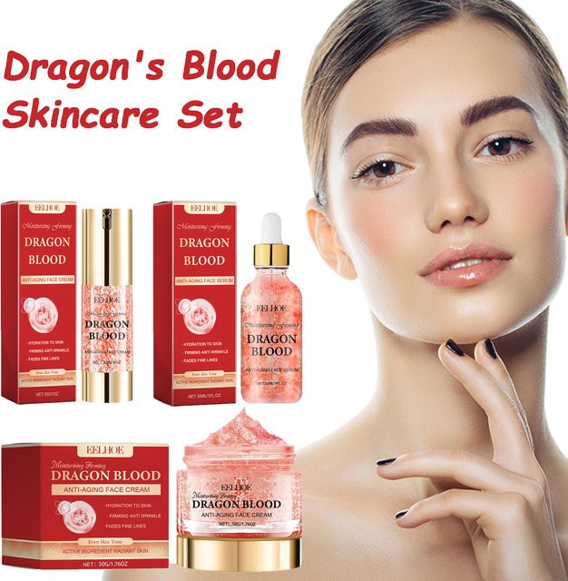 eelhoe Dragon's Blood Hautpflege-Set, Serum und Cremes, Unisex - Bild 1