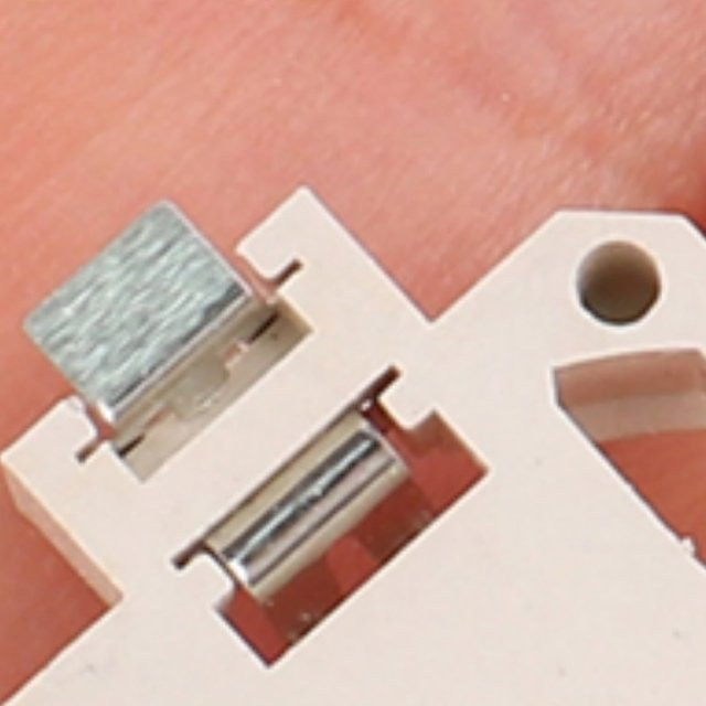10 Stück JETTING Knopfbatteriehalter für CR2032 CR2025 BS-6 SMD, weiß und silber, vergoldet und verzinnt - Bild 1