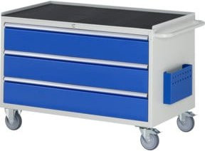 Rau Montagewagen Modell XXL3.0 aus Stahl in Grau und Blau, B/T/H: 114,5 x 65,0 x 79,5 cm - Bild 1