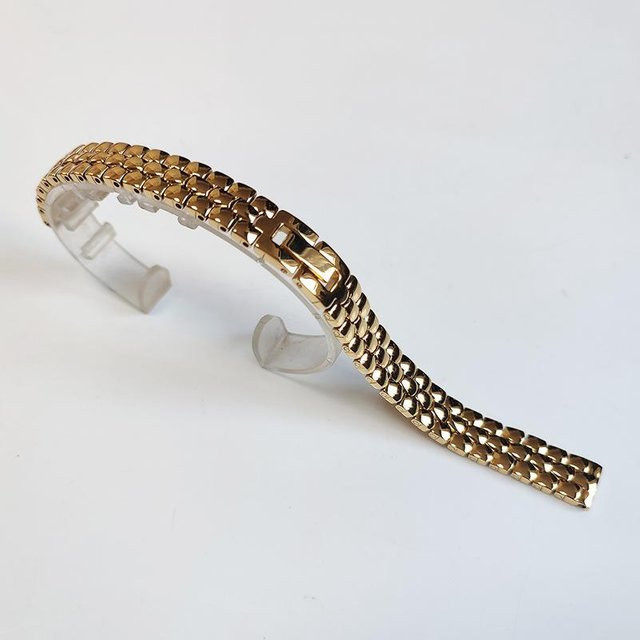 Miyo Life Damenarmband Edelstahl, Gold, Perlen, 10 mm - Bild 1