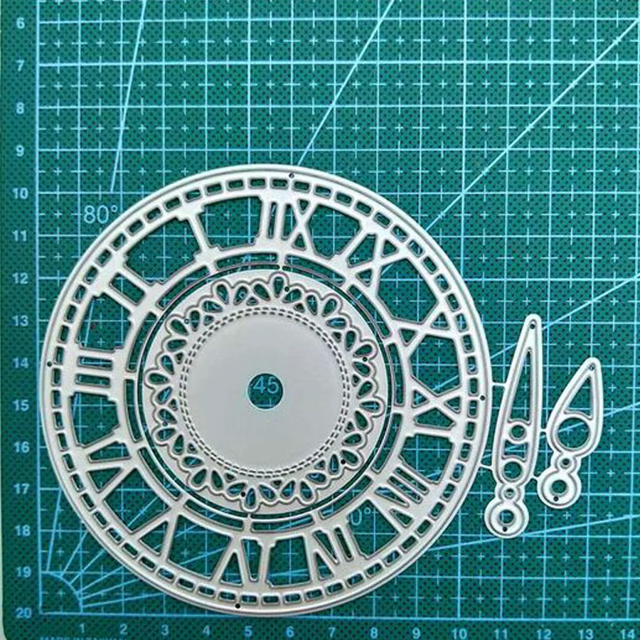 Metall Stanzform Uhr Rahmen Schablone für DIY Scrapbooking und Bastelarbeiten - Bild 2