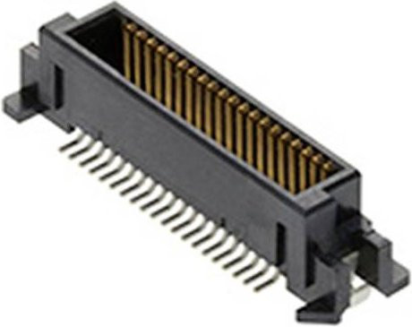 Molex Mezzanine-Steckverbinder Schwarz, 100 Polzahl, Rastermaß: 0,635 mm, 550911074 Tape on Full reel - Bild 1