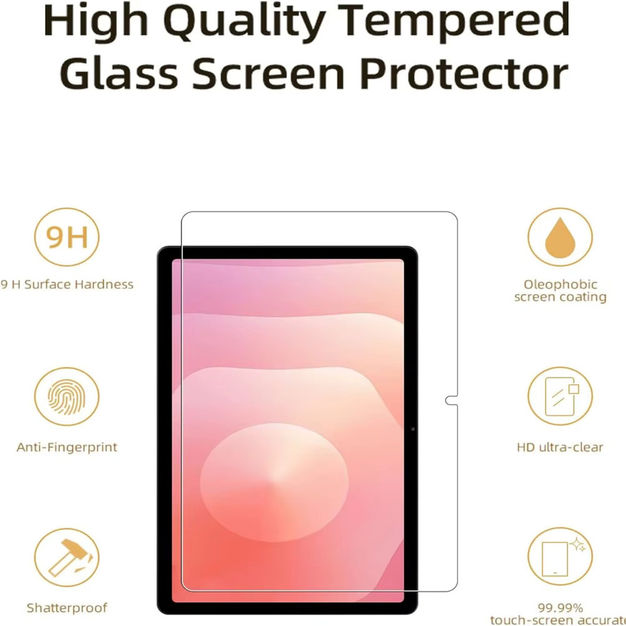 Samsung Galaxy Tab S11 Displayschutzfolie aus 9H gehärtetem Glas, transparent, 11,0 Zoll - Bild 3