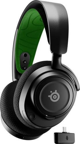 SteelSeries Arctis Nova 7X Gaming Over-Ear-Headset mit Bluetooth und USB-C in Schwarz-Grün - Bild 2