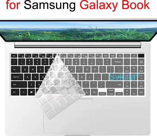 Transparente Silikon Tastatur-Abdeckung für Samsung Galaxy Book Pro 360 Flex Ion Go Edge S und Book 2 3 4 5 Modelle - Bild 1