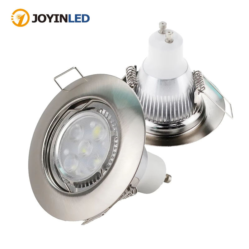 JOYINLED MR11 Lampenhalter Chrom Verstellbarer Einbau-LED-Spotlight Rahmen mit 45 mm Ausschnitt - Bild 4
