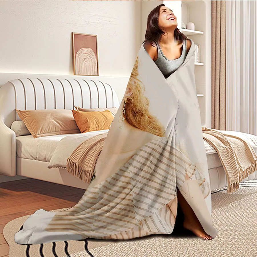SRH Weihnachts-Baby-Flanellblanke aus weichem Polyester, antistatisch und fusselfrei - Bild 3