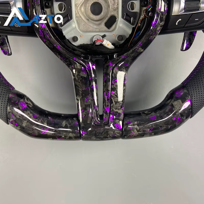 M Sport Lederlenkrad mit Carbonfaser für BMW F10 F11 F12 F15 F20 F21 F22 F25 F26 F30 F31 F32 F33 F34 F36 - Bild 2
