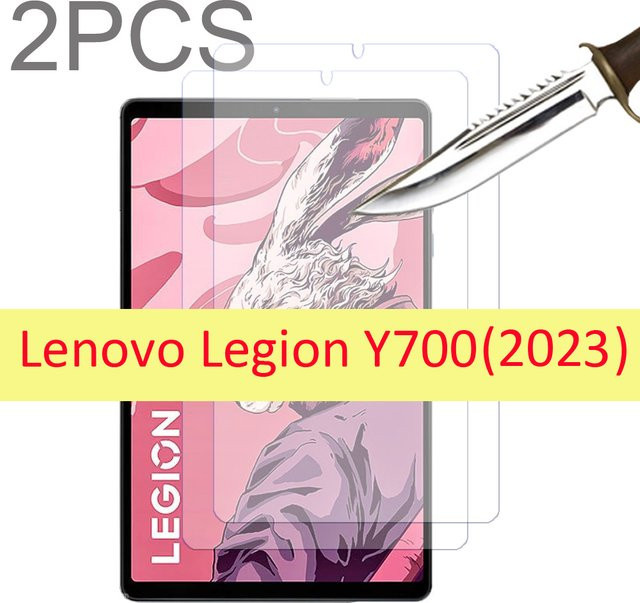 2er-Pack Kratzfestes Gehärtetes Glas als Display Schutzfolie für Lenovo Legion Y700 8,8 Zoll Tablet, Transparent - Bild 1