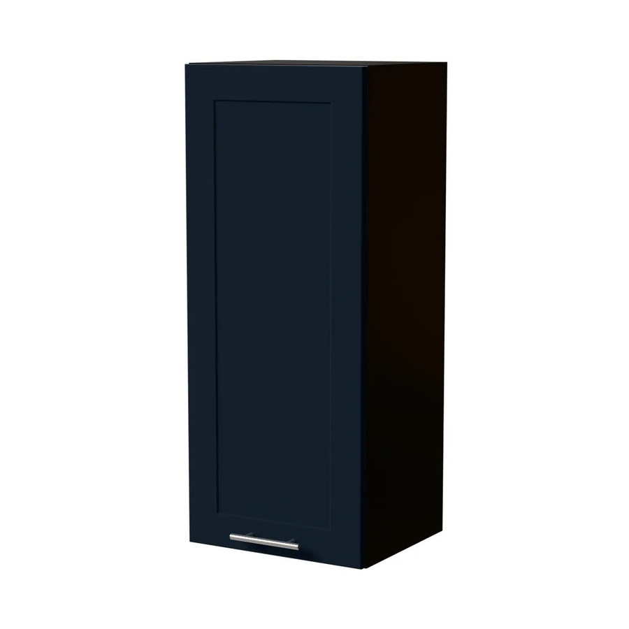 Feldmann-Wohnen Hängeschrank Oslo Schwarz Indigo Matt B/T/H: 40 x 32,5 x 96 cm - Bild 2