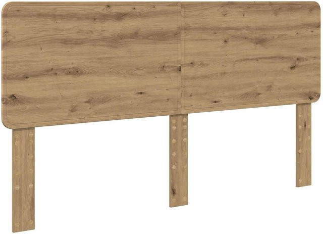 vidaXL Kopfteil aus Holzwerkstoff in Artisan-Eiche, Farbe: Braun, Breite: 200 cm - Bild 1