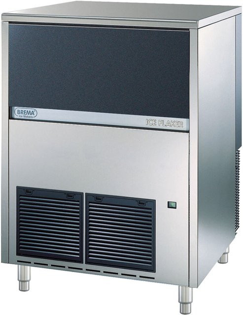 Brema Eisflockenbereiter luftgekühlt in Silber, B/H/T: 73,8 x 103 x 69 cm - Bild 1