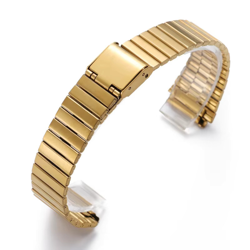 Uhrenarmband Edelstahl, 18/20 mm, Gold-Silber, Unisex - Bild 3