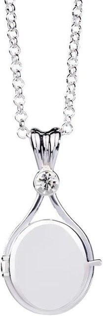 KaiTingu Jewelry Halskette, Shell Anhänger, Silber, Kristall, Zirkonia, Damen - Bild 1