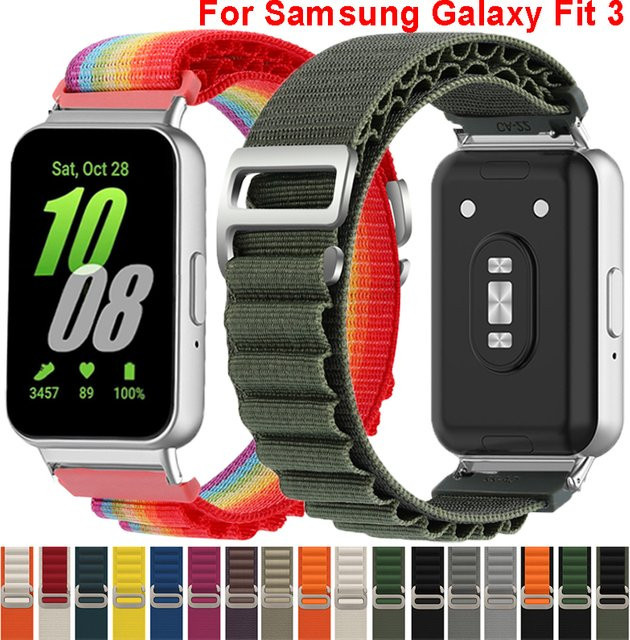 jansin Uhrenarmband Alpine Loop für Samsung Galaxy Fit 3, Nylon, Unisex - Bild 1