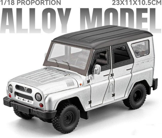 Linyi toy car Uaz Hunter Dongfeng Mengshi Automodell, 1:18, Legierung, ab 14 Jahren - Bild 1