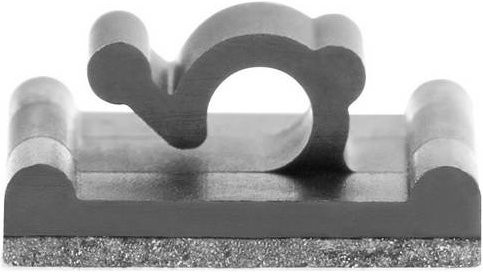 HellermannTyton Kabelclip MAGRA3-PA66/NDFEBR5-BK Schwarz 50 Stück Bündel-Ø-Bereich bis 3mm - Bild 1