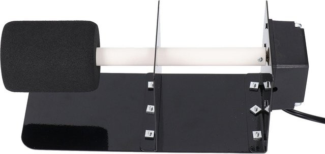 Painter Einwellen-Becherdreher mit Ständer und 2 Schwämmen aus Metall in Schwarz für DIY Epoxid-Bastelarbeiten mit EU-Stecker - Bild 1