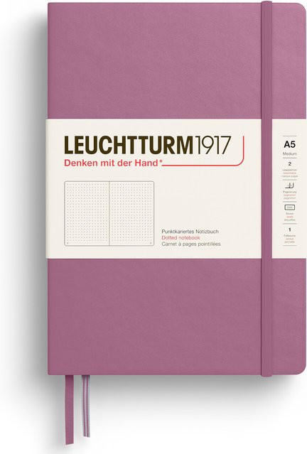 LEUCHTTURM1917 Notizbuch Medium Hardcover A5 gepunktet in Dusty Rose - Bild 1