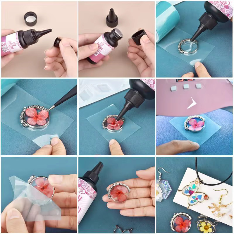 SEVENWELL UV-Harz Kleber transparentes Epoxidharz für DIY Schmuckherstellung - Bild 2