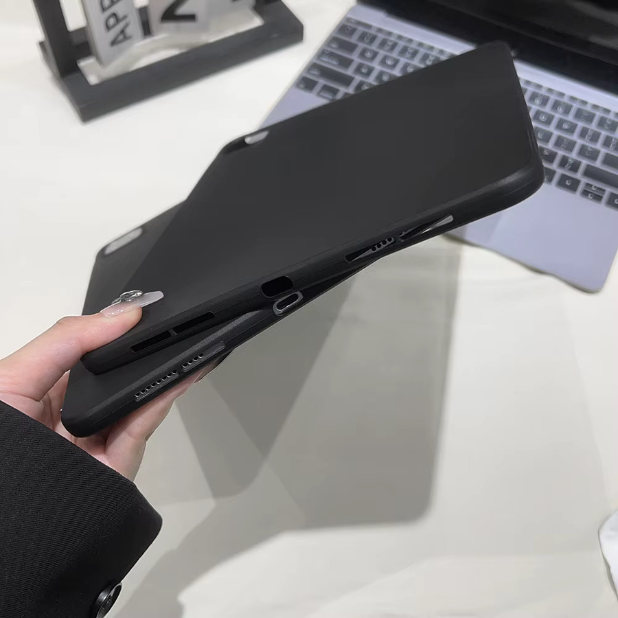 Schwarze Silikon-Tablet-Hülle für Apple iPad Modelle in weichem Design - Bild 5
