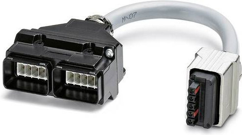 Phoenix Contact 1404799 Sensor-Aktor-Datensteckverbinder aus Metall in Schwarz - Bild 1
