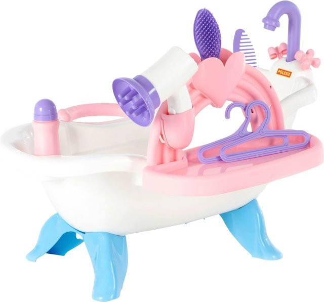 Polesie Puppenbadewanne mit Zubehör 8-tlg. - Bild 1