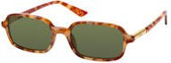 Chloé CH 0363S Sonnenbrille, Rechteckig, Vollrand, Kunststoff, Damen, Brown Green - Bild 1