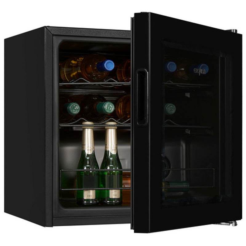 Exquisit Weinkühler WS1-12-GT-030G in Schwarz mit 43 l Volumen, B/H/T: 49,0 x 49,2 x 44,0 cm - Bild 3