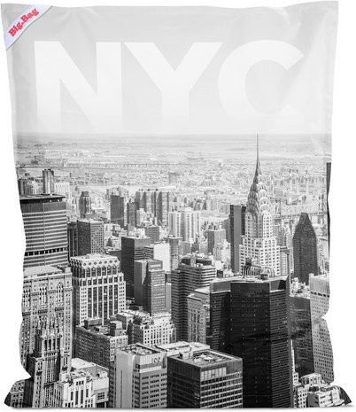 Sitting Point Sitzsack BigBag NYC in Schwarz, B/H/T: 130 x 20 x 170 cm - Bild 1