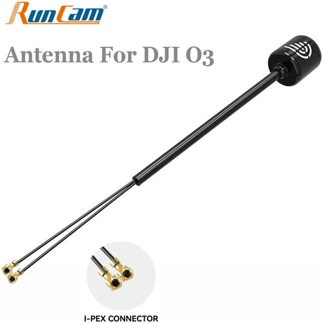 RunCam Kompatible O3 Dual Antenne mit UFL Schnittstelle in Schwarz für O3 Air Unit RC FPV VTX Drone Quadcopter (170mm und 210mm) - Bild 1
