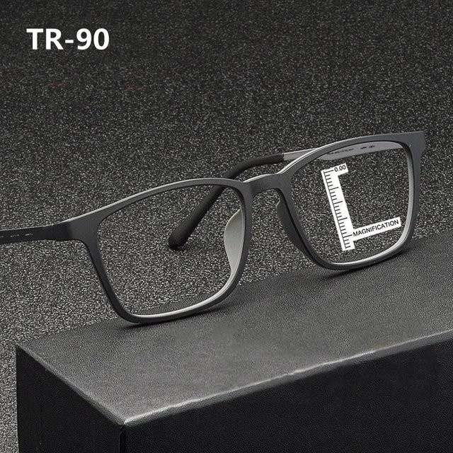 ISENGHUO Lesebrille, Titan, Vollrand, Herren, black - Bild 1