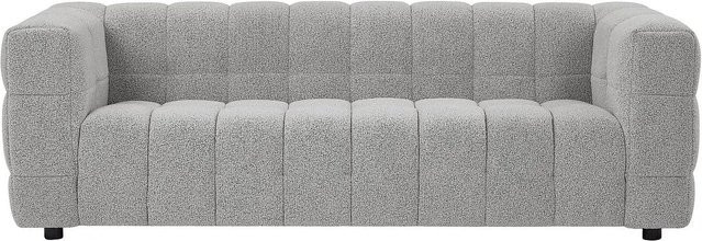 Vente-unique Sofa Lerici in Hellgrau mit Bouclé-Stoff, Breite: 213 cm - Bild 1