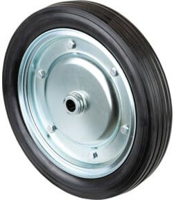 BS Rollen Gummirad in Schwarz aus Kunststoff (B55.400) - Bild 1