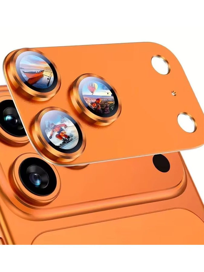 Metallglas-Kameraobjektivschutz für iPhone 17 Pro und iPhone 17 Pro Max sowie iPhone 17 Air in Schwarz - Bild 6