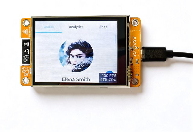 ESP32-C5 Modul NM-CYD-C5 mit 2,8 Zoll Touchscreen, 16MB Flash, 8MB PSRAM, WiFi 6, 5G-Band, ZigBee, Thread und Matter-ready, Multicolor - Bild 1