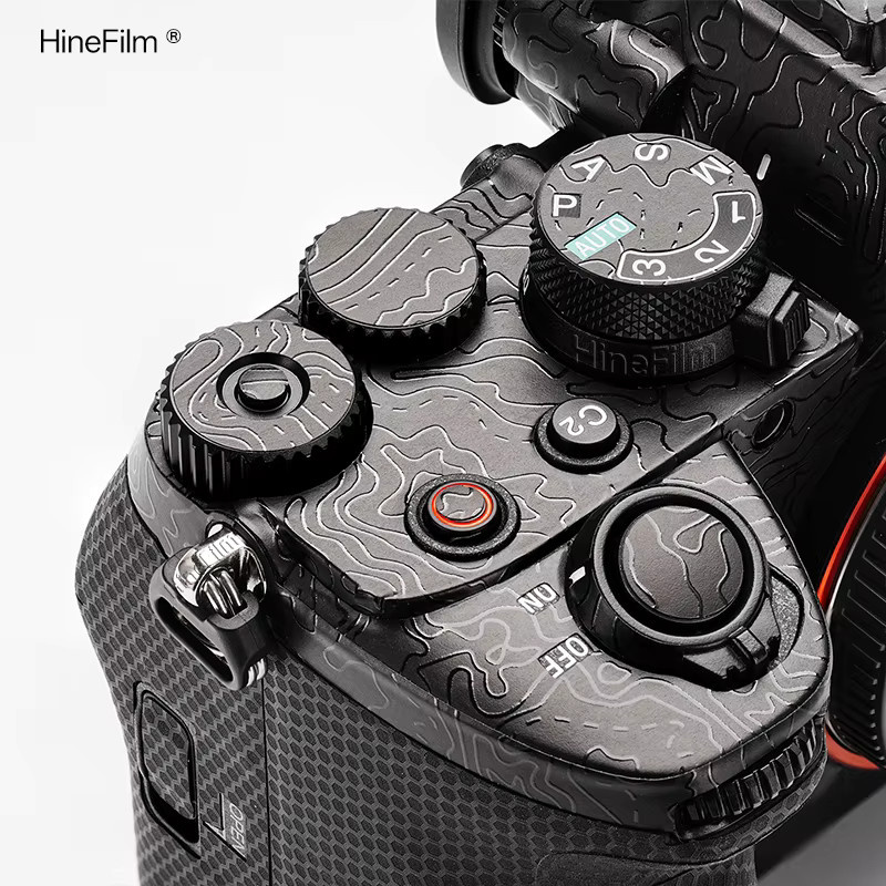 Hinefilm Skin Schutzfolie für Sony Alpha 7V ILCE-7M5 Kamera in Rot - Bild 4
