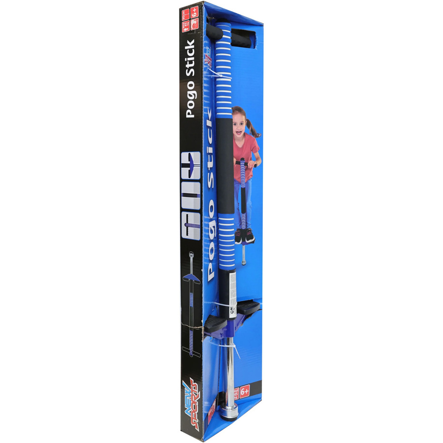 NSP Pogo Stick blau/schwarz, Höhe: 95 cm - Bild 1