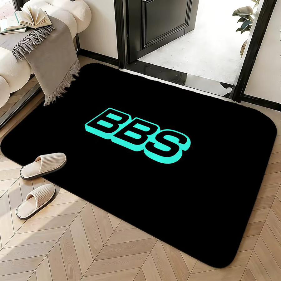 BBS Rutschfester und saugfähiger Teppich in Schwarz, B/T: 60 x 40 cm - Bild 2